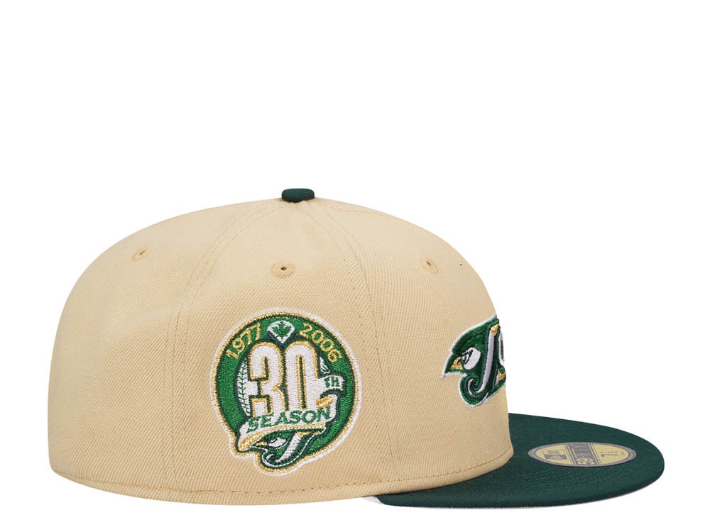 New Era Toronto Blue Jays 30th Anniversary Vegas Gold Two Tone Edition 59Fifty Fitted Cap