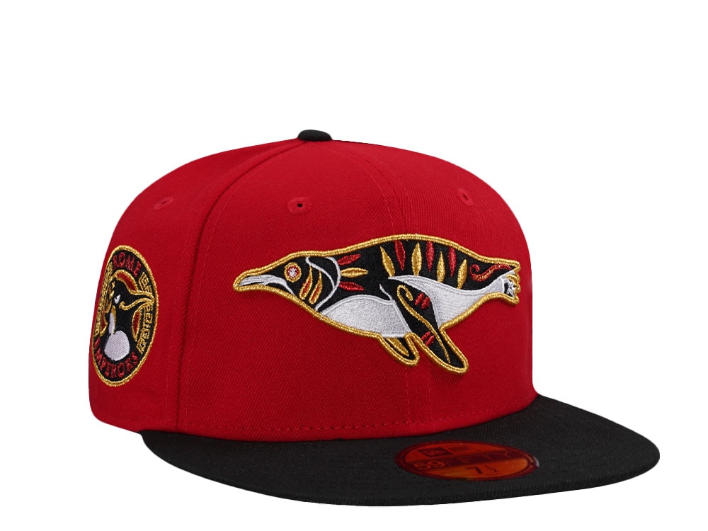New Era Rome Emperors Scarlet Red Two Tone Edition 59Fifty Fitted Cap