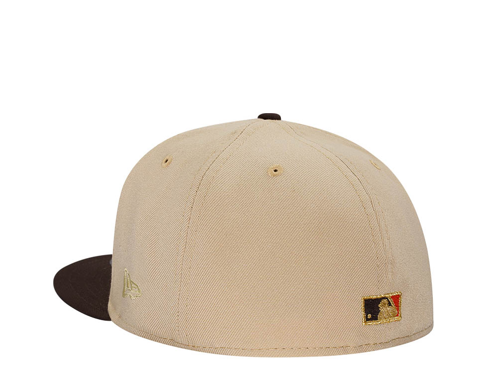 New Era San Diego Padres 40th Anniversary Vegas Gold Two Tone Edition 59Fifty Fitted Cap