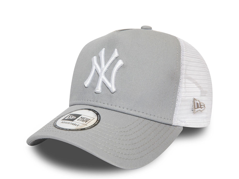 New Era New York Yankees 2Tone Grey A Frame Trucker Snapback Cap