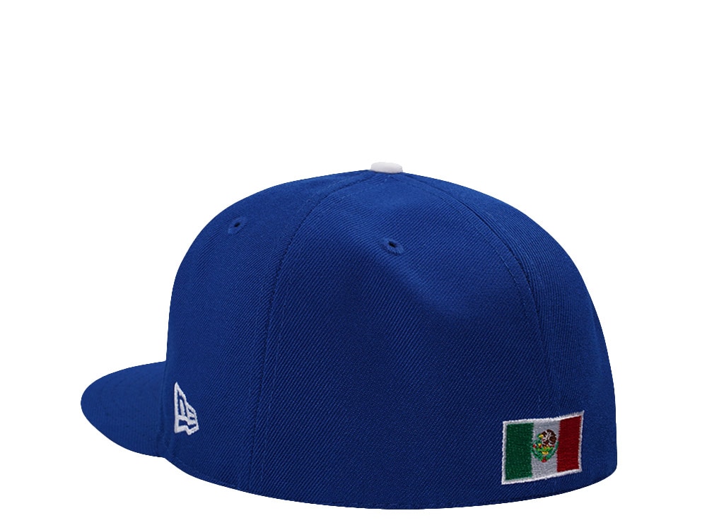 New Era Mexico Warrior Royal Blue Prime Edition 59Fifty Fitted Cap