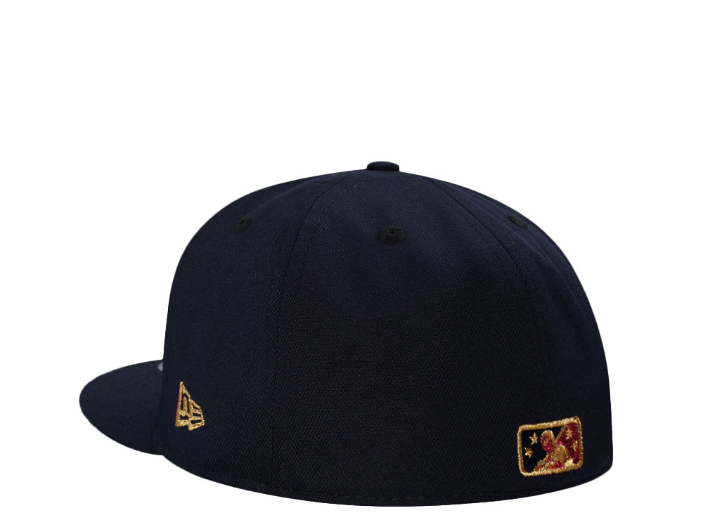 New Era Greenville Hornets Navy Metallic Edition 59Fifty Fitted Cap