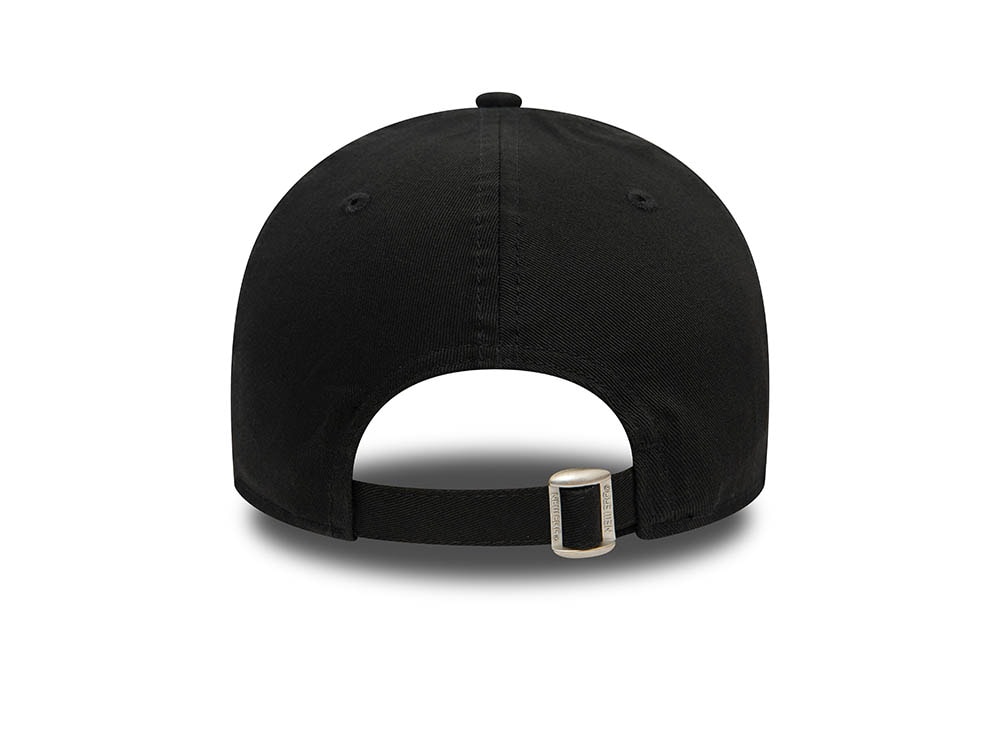 New Era Logo Black 9Forty Strapback Cap