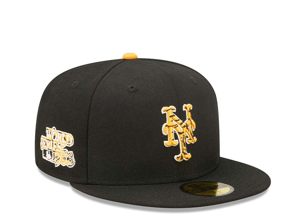 New Era New York Mets Tiger Infill 1986 World Series 59Fifty Fitted Cap