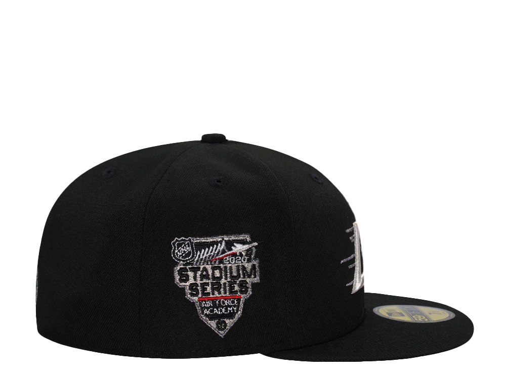 New Era Los Angeles Kings 20th Stadium Anniversary Black Prime Edition 59Fifty Fitted Cap