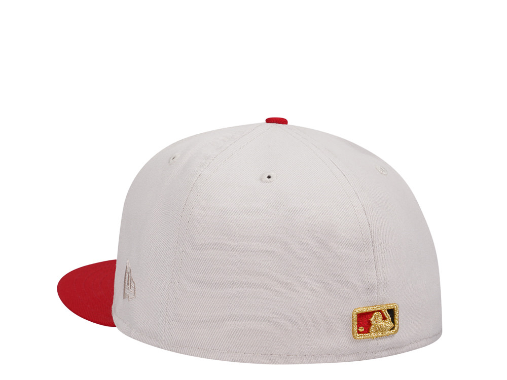 New Era Minnesota Twins Stone Iconic Two Tone Edition 59Fifty Fitted Cap