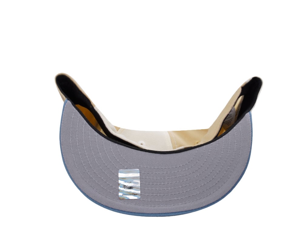 New Era San Jose Sharks 20th Anniversary Pinwheel Beige Two Tone Edition 59Fifty Fitted Cap