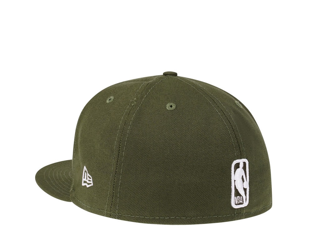 New Era Brooklyn Nets Rifle Green Edition 59Fifty Fitted Cap