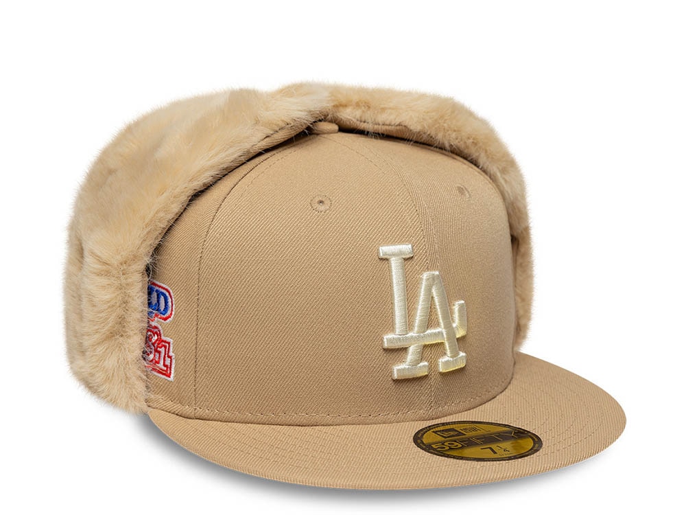 New Era Los Angeles Dodgers World Series 1981 Camel Prime Edition 59Fifty Dogear Fitted Cap
