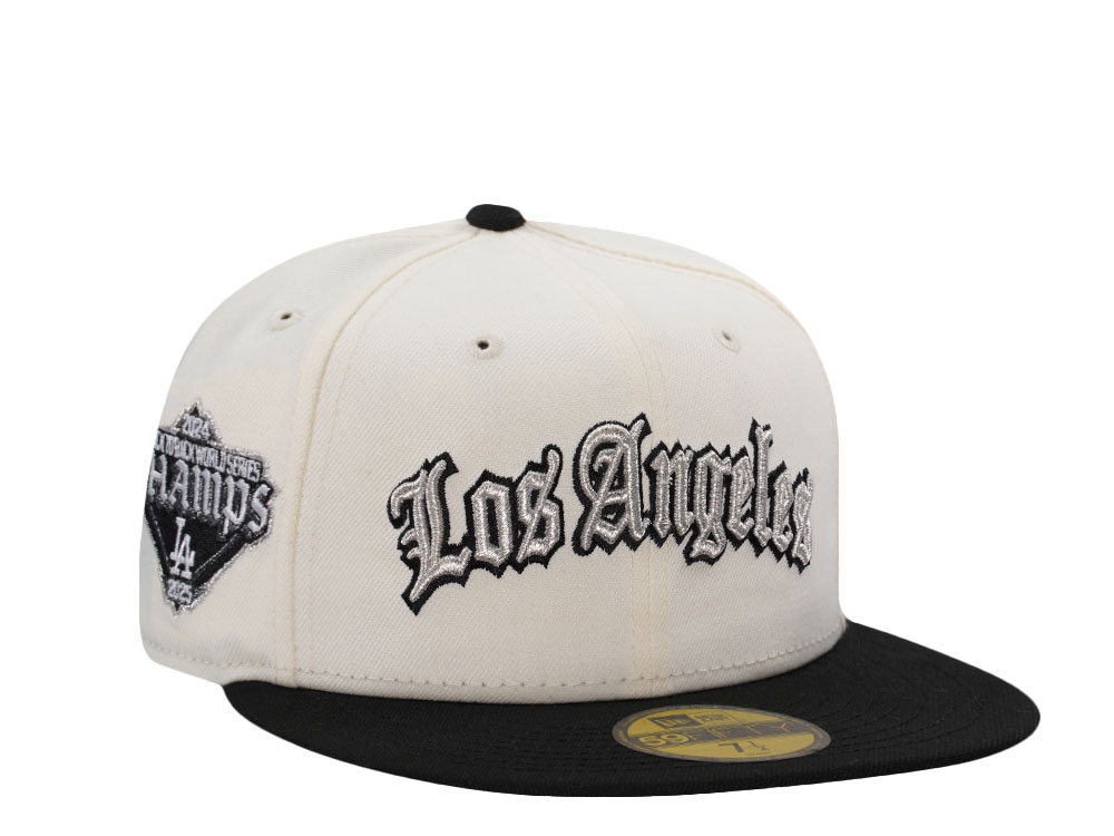 New Era Los Angeles Dodgers World Series 2025 Chrome Two Tone Edition 59Fifty Fitted Cap
