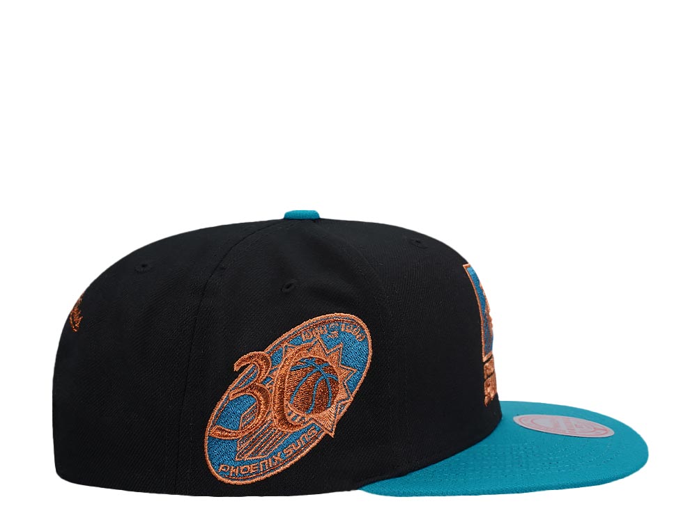 Mitchell & Ness Phoenix Suns 30th Anniversary Make Cents Black Two Tone Hardwood Classic Snapback Cap