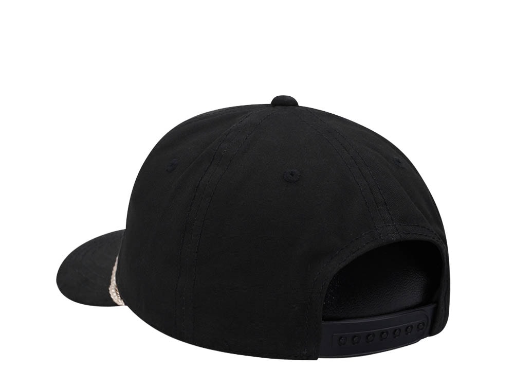 American Needle Yellowstone National Park Canvas Black Snapback Cap