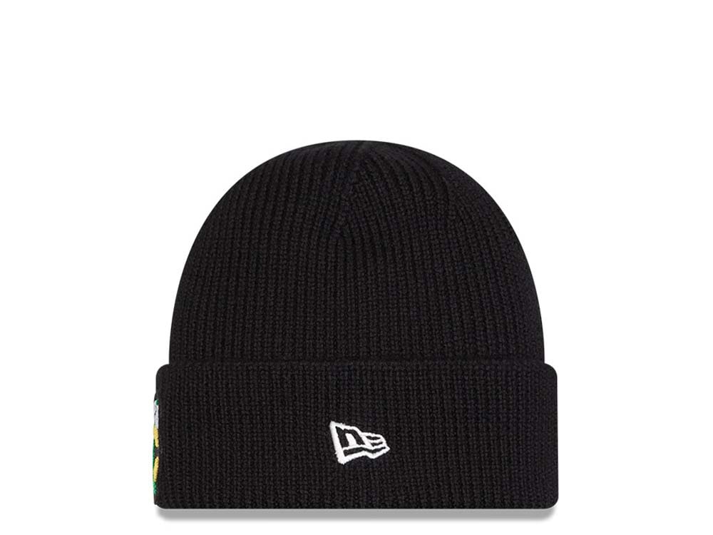 New Era Chicago Blackhawks Skull Knit Black Mössor