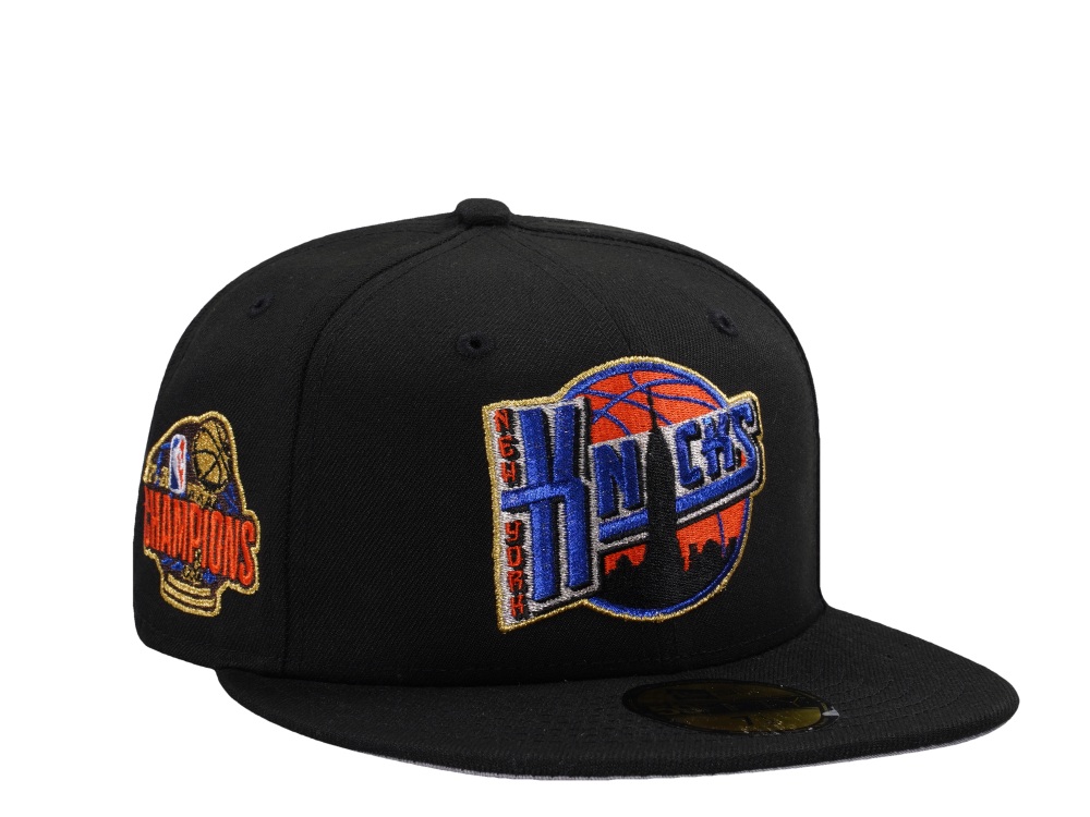 New Era New York Knicks NBA Finals Champions 2026 Black Prime Edition 59Fifty Fitted Cap