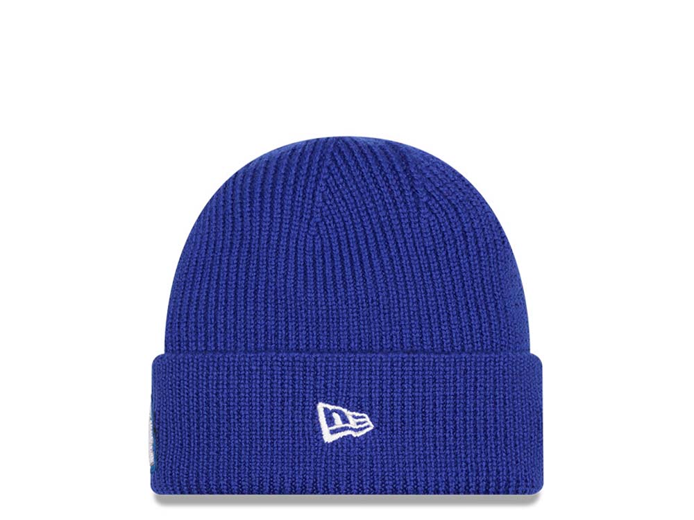 New Era Los Angeles Dodgers Skull Knit Blue Mössor