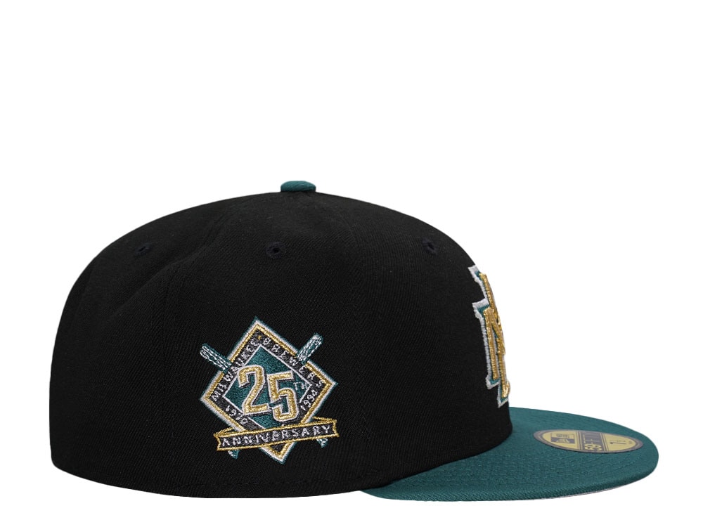 New Era Milwaukee Brewers 25th Anniversary Classic Two Tone Edition 59Fifty Fitted Cap