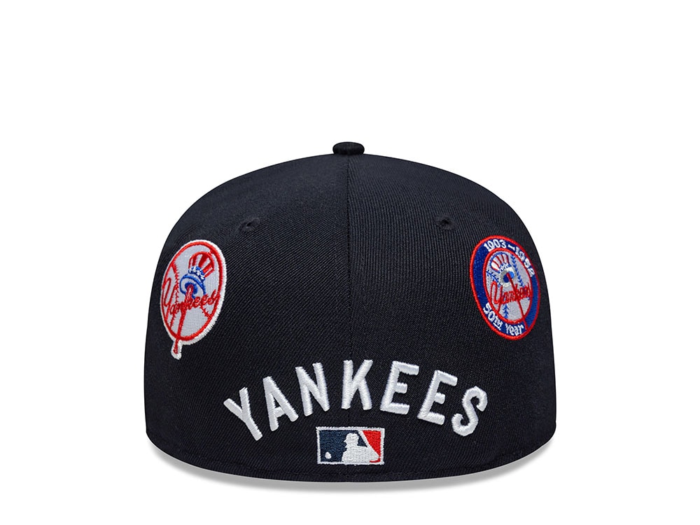 New Era New York Yankees Subway Series Multi Patch Navy Prime Edition 59Fifty Fitted Cap