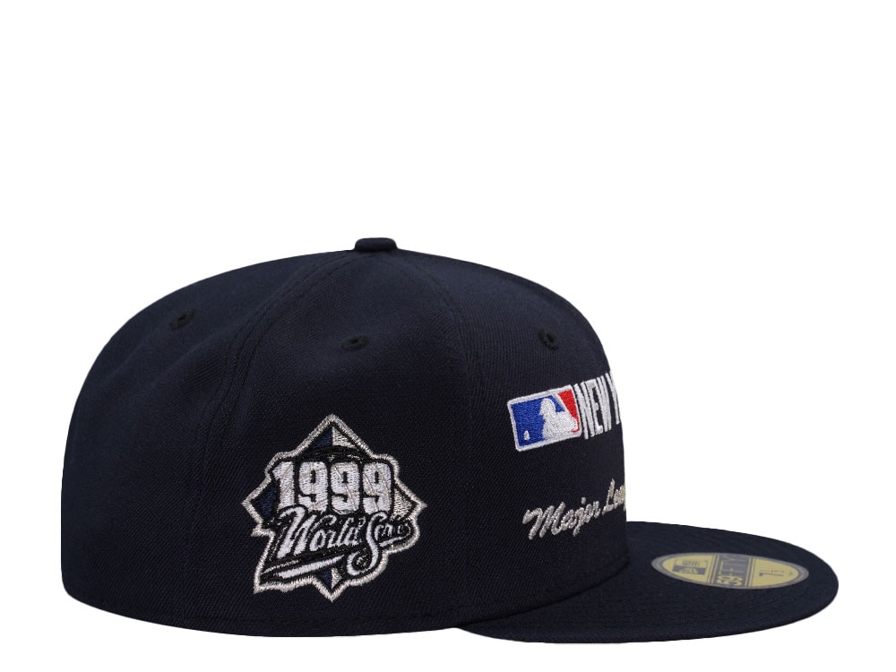 New Era New York Yankees World Series 1999 Workleaugue Navy Prime Edition 59Fifty Fitted Cap