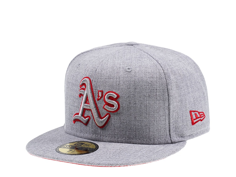 New Era Oakland Athletics Heather Prime Edition 59Fifty Fitted Cap