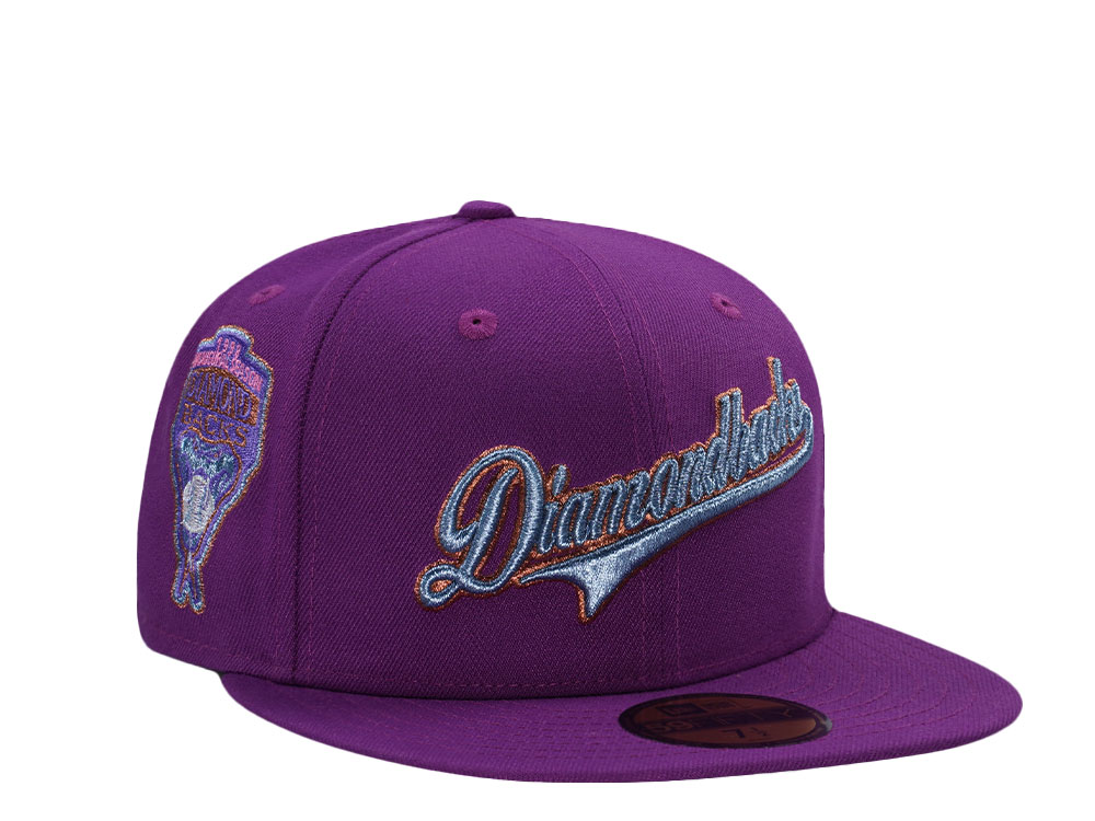 New Era Arizona Diamondbacks Inaugural Season 1998 Grape Prime Edition 59Fifty Fitted Cap