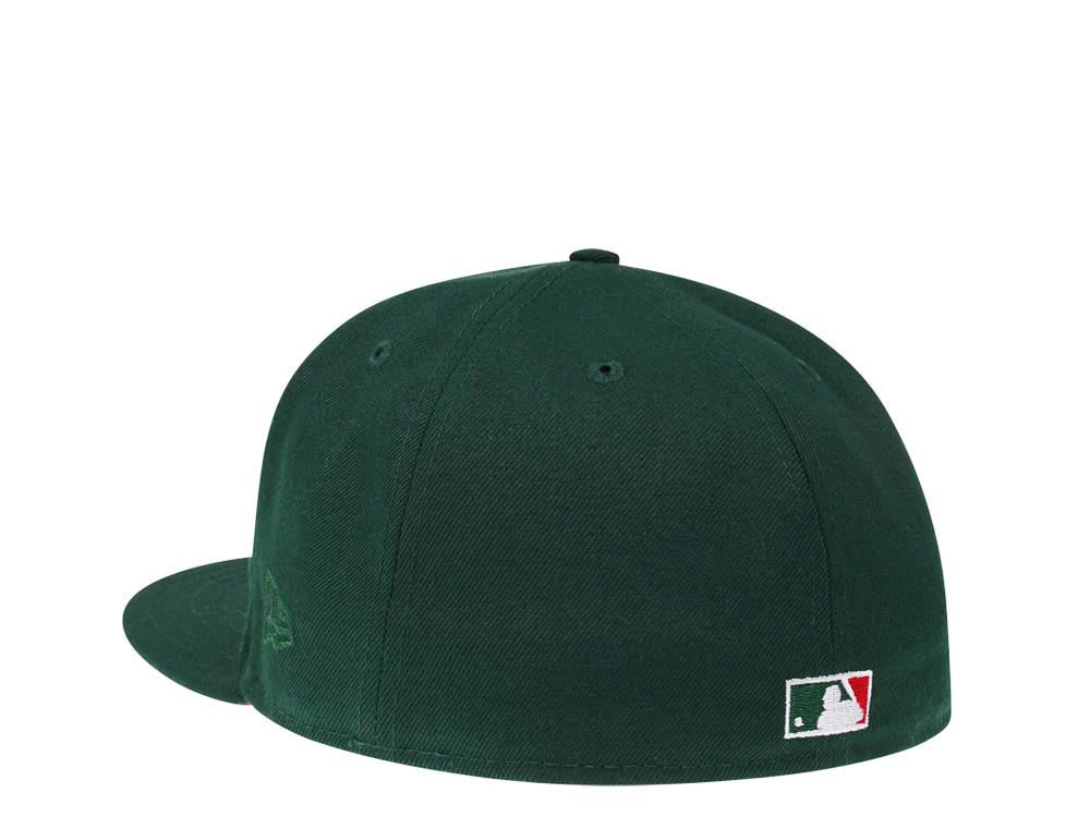 New Era Cincinnati Reds Big Red Machine Green and Red Edition 59Fifty Fitted Cap
