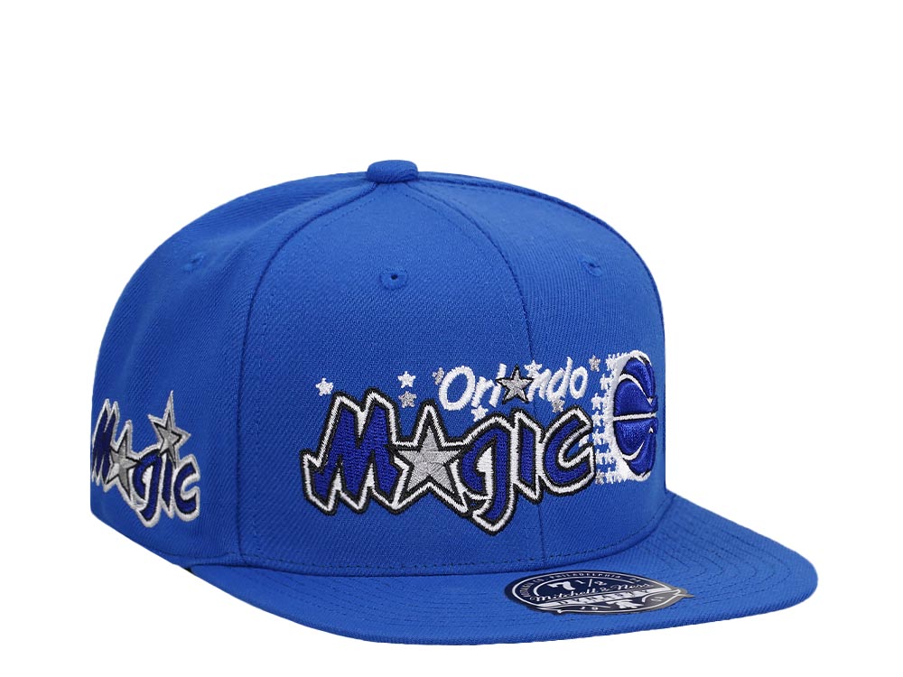 Mitchell & Ness Orlando Magic Logo History Hardwood Classic Dynasty Fitted Cap