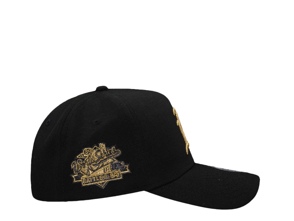 New Era Oakland Athletics World Series 1989 Black Gold 9Forty A Frame Snapback Cap