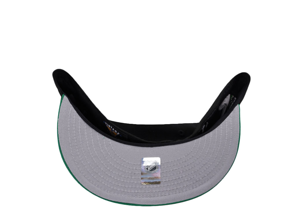 New Era Minnesota North Stars 25th Anniversary Black Two Tone Edition 59Fifty Fitted Cap