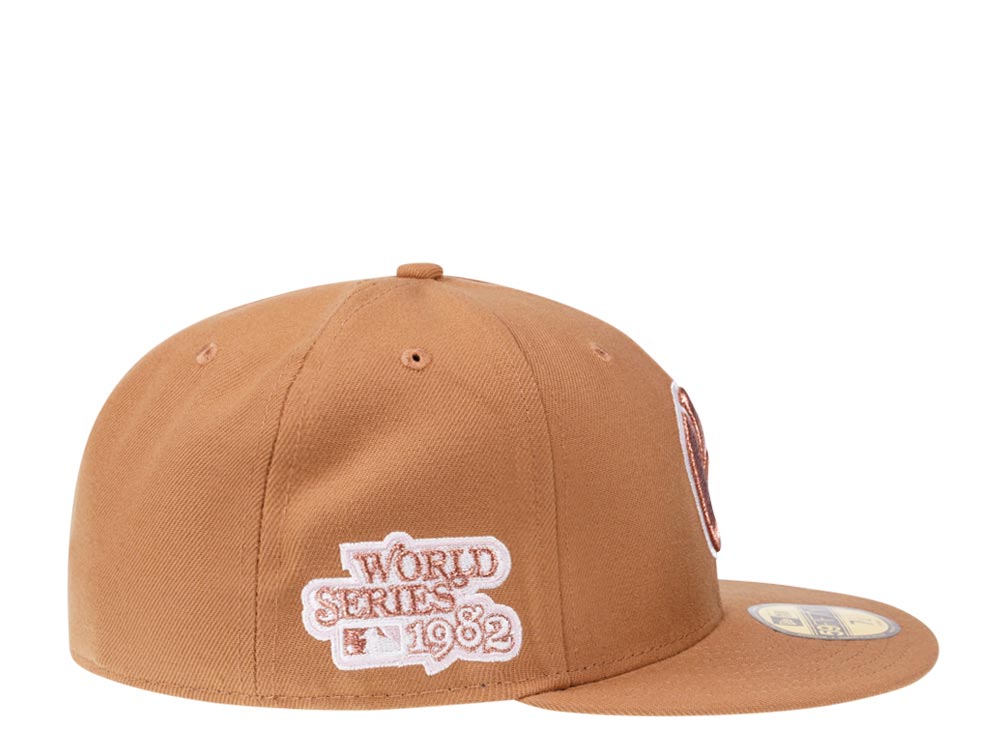 New Era Milwaukee Brewers World Series 1982 Sweet Gingerbread Edition 59Fifty Fitted Cap