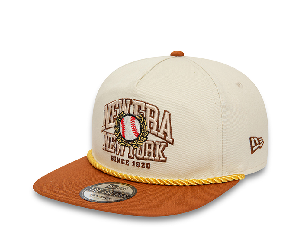 New Era Brown New World Golfer Snapback Cap