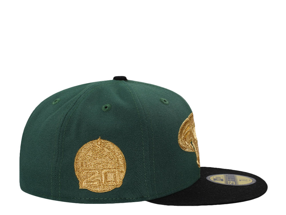 New Era Dallas Stars 20th Anniversary Green Two Tone Edition 59Fifty Fitted Cap