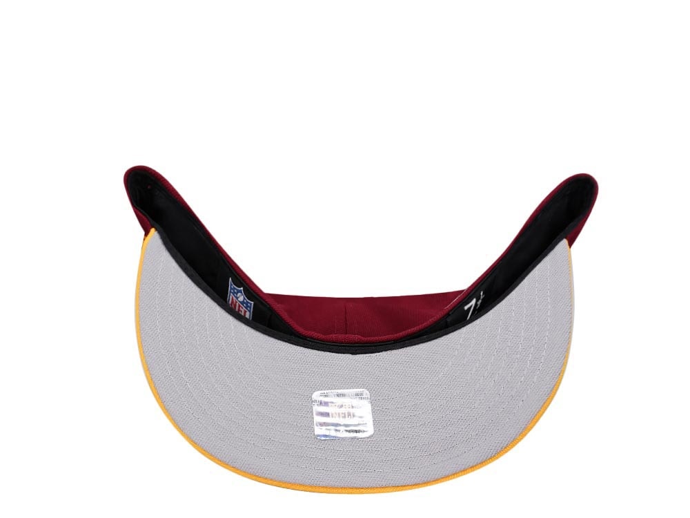 New Era Washington Football Team Maroon Gold Two Tone Edition 59Fifty Fitted Cap