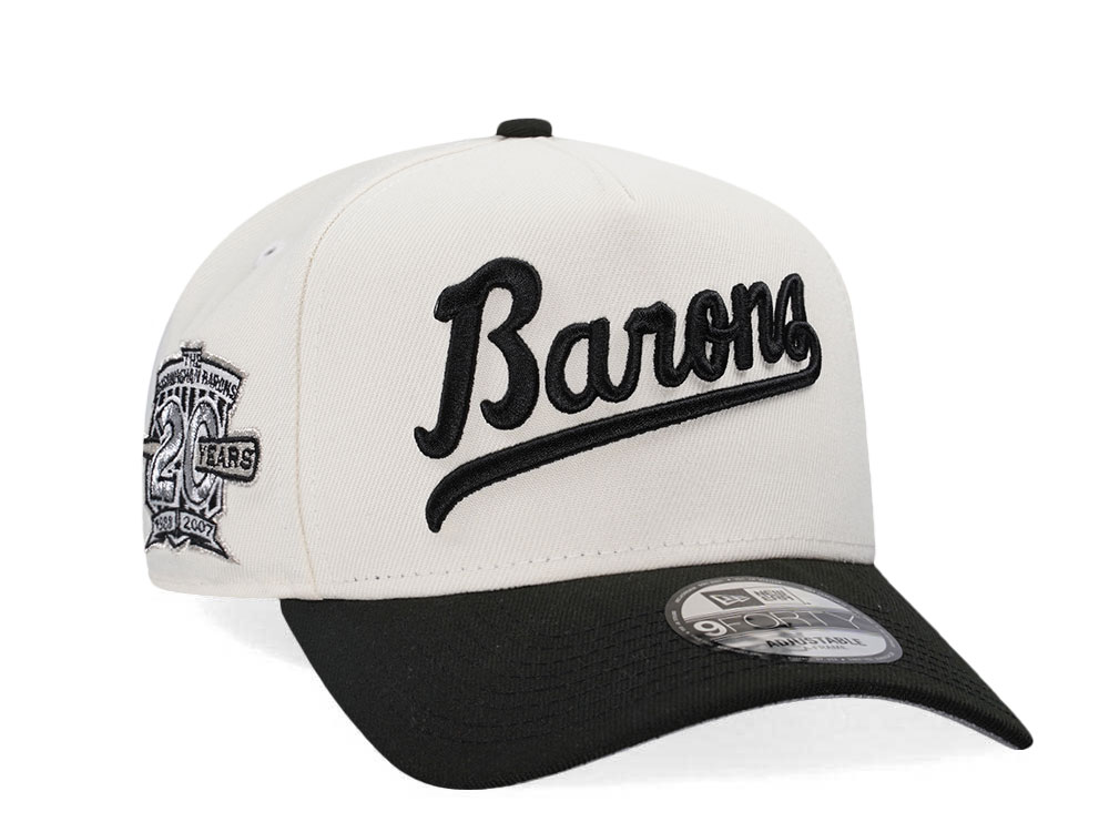 New Era Birmingham Barons 20 Years Chrome Two Tone Edition 9Forty A Frame Snapback Cap