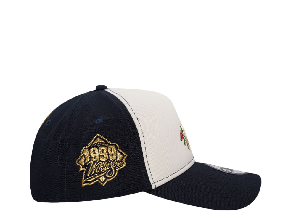 New Era New York Yankees World Series 1999 Gold Navy Two Tone 9Forty A Frame Snapback Cap