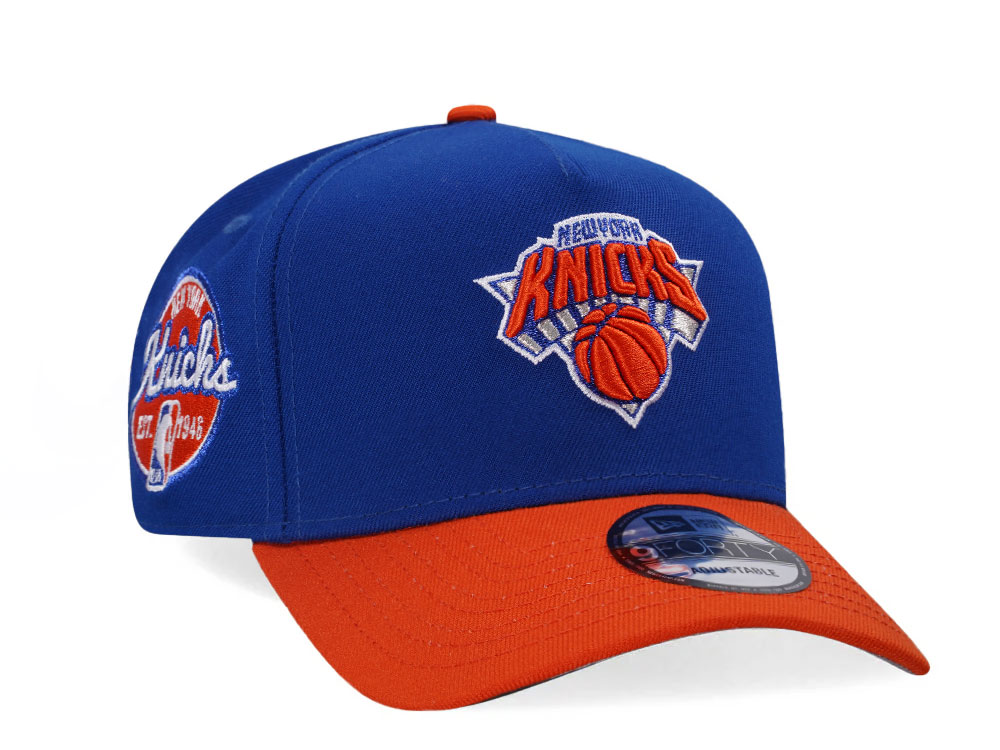 New Era New York Knicks Classic Edition 9Forty A Frame Snapback Cap