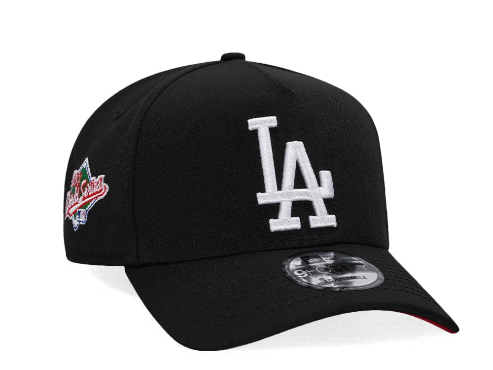 New Era Los Angeles Dodgers World Series Black Red Edition 9Forty A Frame Snapback Cap
