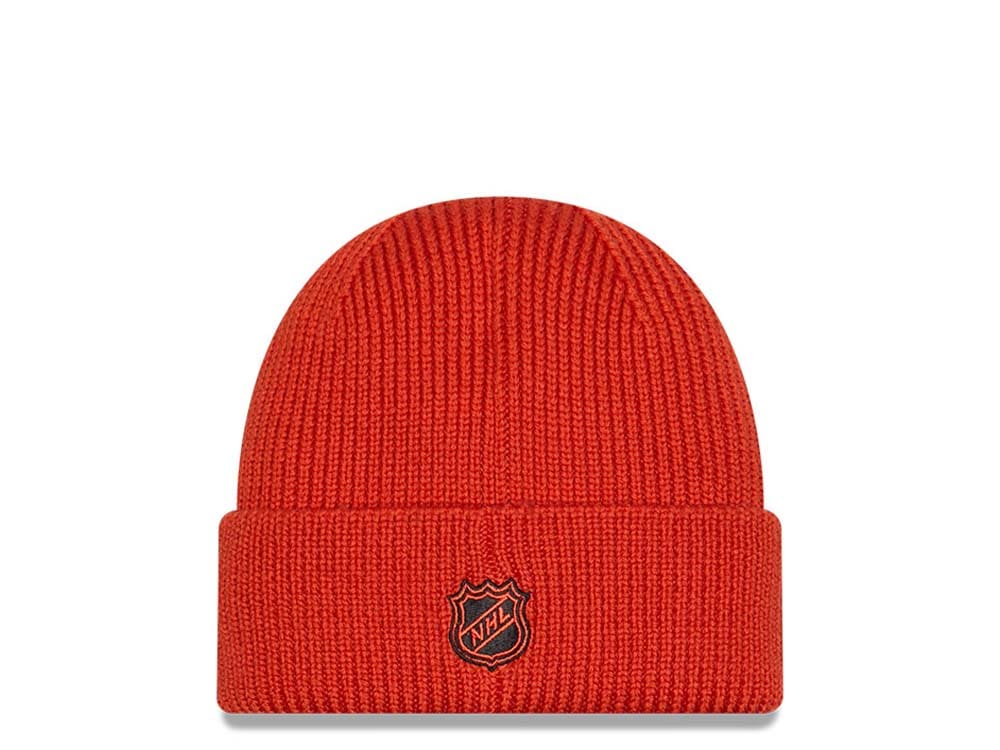 New Era Anaheim Ducks Skull Knit Orange Mössor