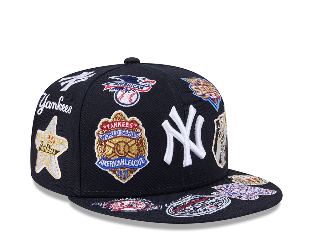 New Era New York Yankees All Over Navy Edition 59Fifty Fitted Cap