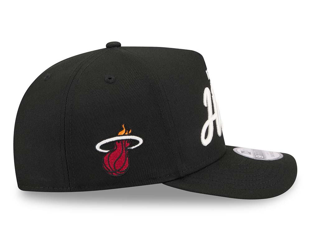 New Era Miami Heat Local Play 9Fifty A Frame Snapback Cap