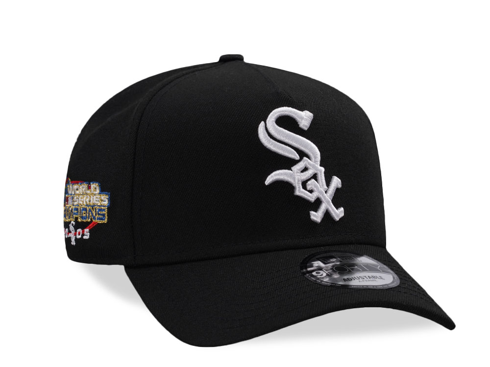 New Era Chicago White Sox World Series Champions 2005 Black Prime Edition 9Forty A Frame Snapback Cap