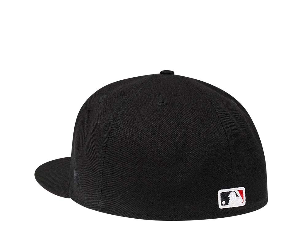 New Era Cincinnati Reds 150th Anniversary Black and Red Prime Edition 59Fifty Fitted Cap