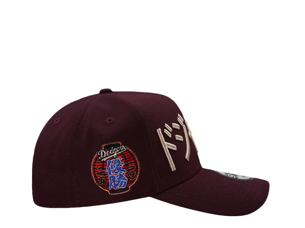 New Era Los Angeles Dodgers World Series 2026 Maroon Prime Edition 9Forty A Frame Snapback Cap