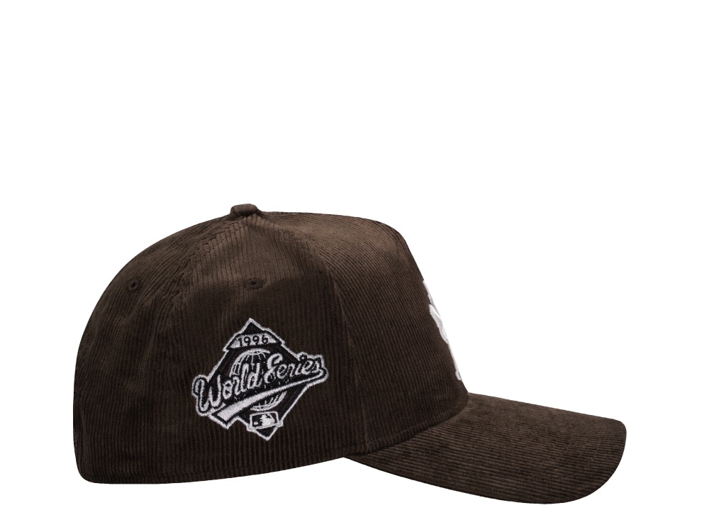 New Era New York Yankees World Series 1996 Walnut Corduroy Prime Edition 9Forty A Frame Snapback Cap