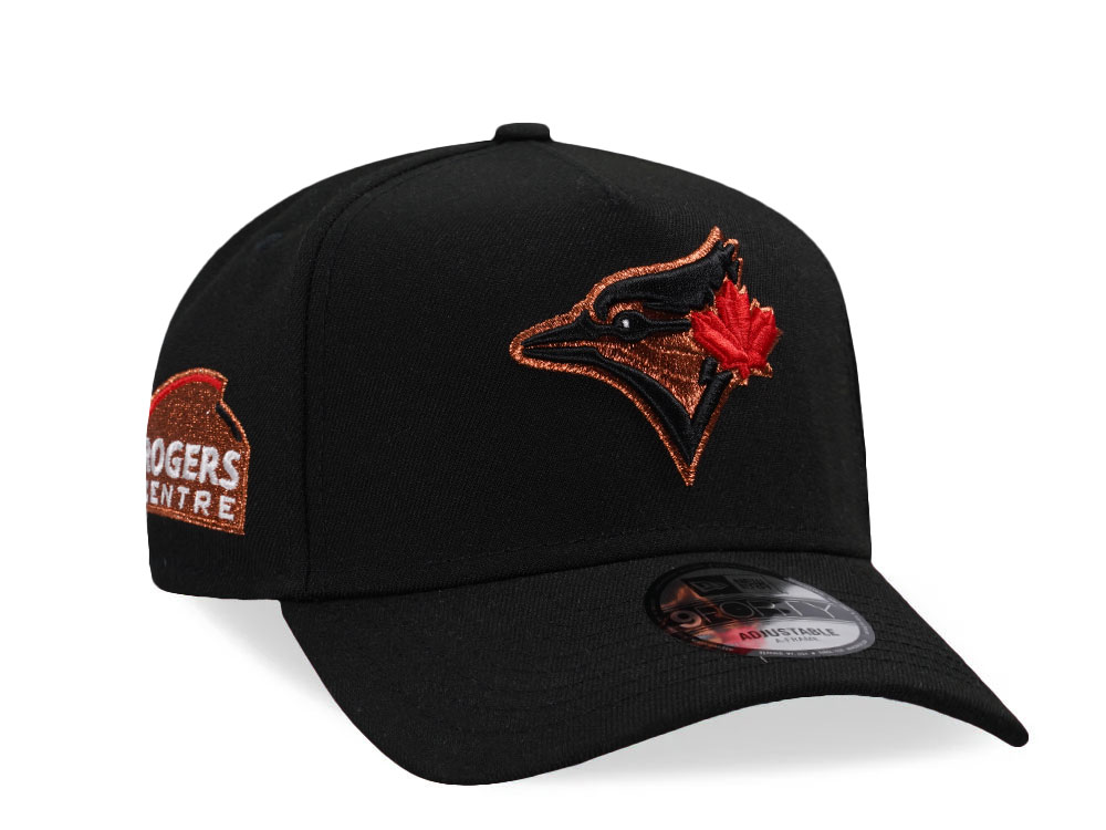 New Era Toronto Blue Jays Rodgers Center Black Copper Edition 9Forty A Frame Snapback Cap