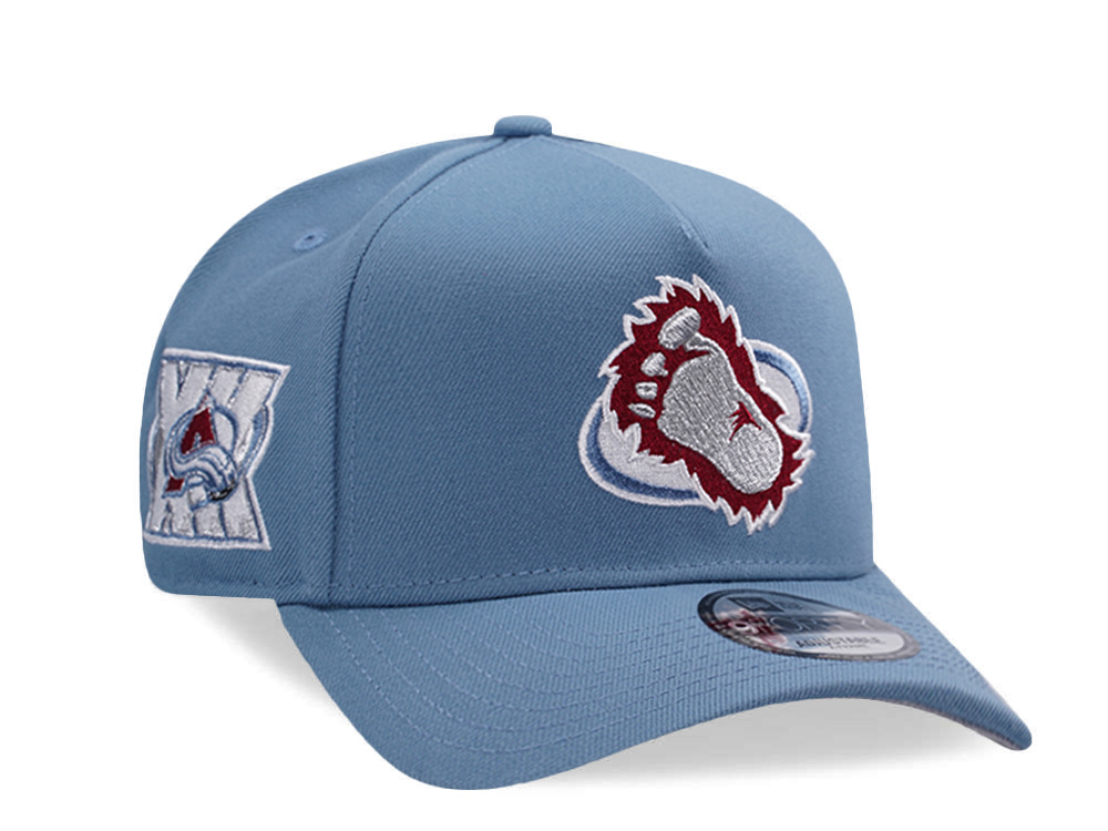 New Era Colorado Avalanche 30th Anniversary Faded Blue Prime Edition 9Forty A Frame Snapback Cap