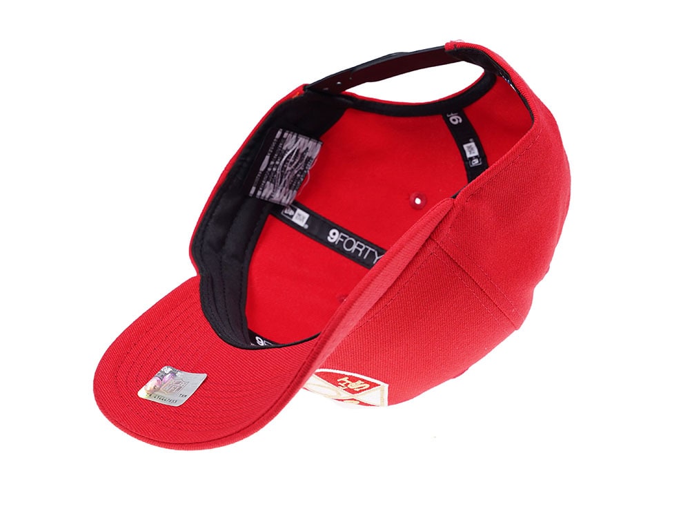 New Era New San Francisco 49ers Curved Red Edition 9Forty Snapback Cap