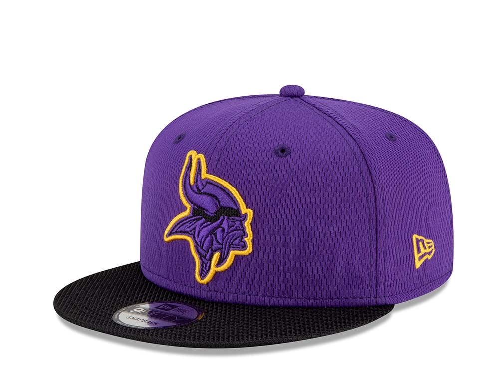 New Era Minnesota Vikings Road Sideline 21 9Fifty Snapback Cap