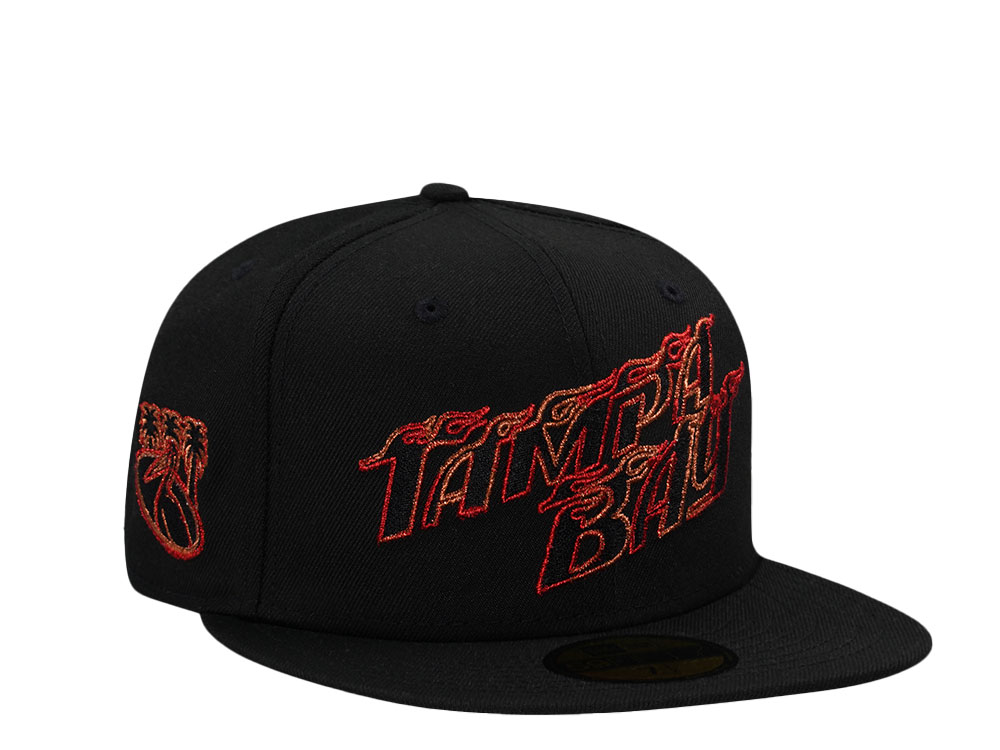 New Era Tampa Bay Rays City Connect Black Metallic Edition 59Fifty Fitted Cap