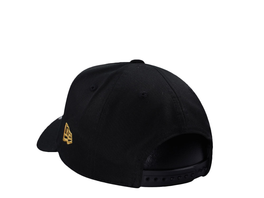 New Era San Francisco 49ers Black Gold Edition 9Forty A Frame Snapback Cap