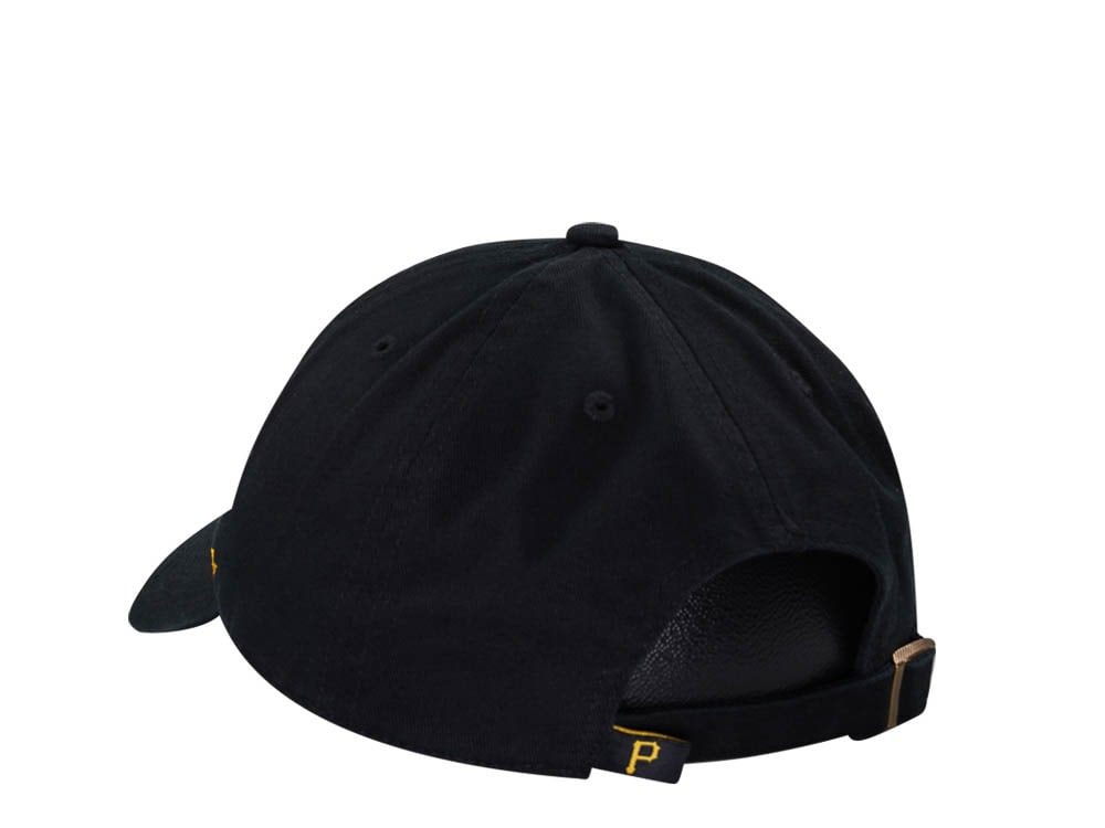 47Brand Pittsburgh Pirates Black Clean Up Strapback Cap